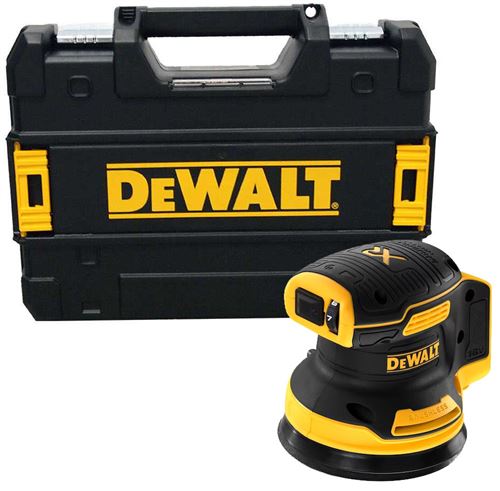 Ponceuse Excentrique 18V Xr Brushless (Sans Batterie Ni Chargeur) + Coffret Tstak - Dewalt - Dcw210Nt-Xj