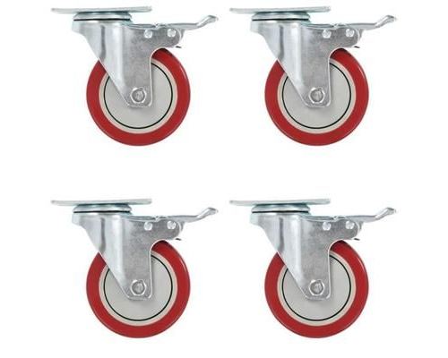 Vidaxl 12 Pcs Roulettes Pivotantes 100 Mm