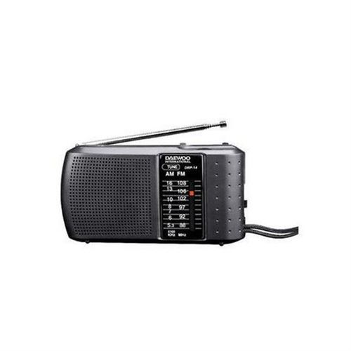 Radio transistor FM AM - Radio Portble Batterie Transistor Radio de Poche Urgence avec Grande Molette (Noir)