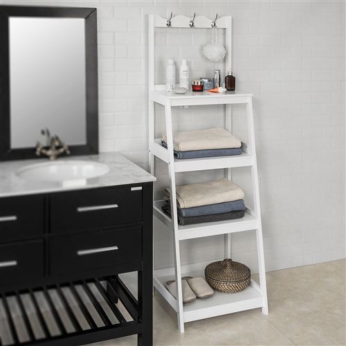 Sobuy Frg279 W Etagere De Rangement Style Echelle Meuble Colonne