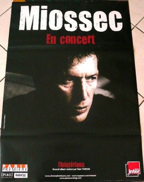 MIOSSEC - 70x100 cm - AFFICHE / POSTER