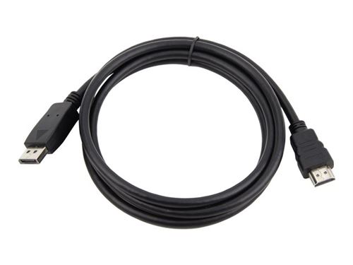 Gembird cc-dp-hdmi-10m 10m hdmi type a (standard) displayport noir câble vidéo et adaptateur