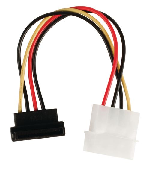 Valueline VLCP73505V015 Câble adaptateur d'alimentation interne Sata 15 broches femelle 90