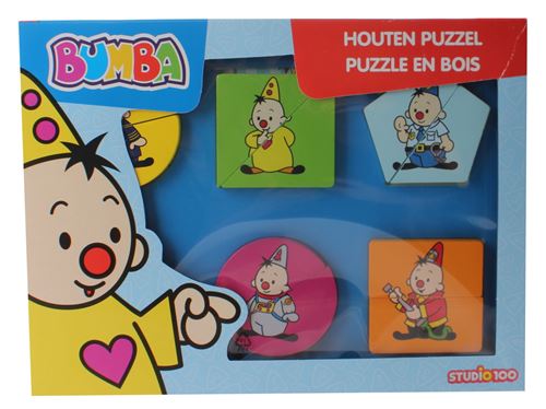 Studio 100 Bumba puzzle en bois Professions 12 pièces