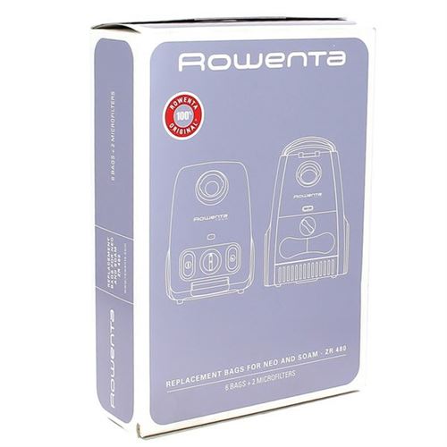 Sacs Aspirateur Zr480 Par 6 + Filtres pour Aspirateur Rowenta