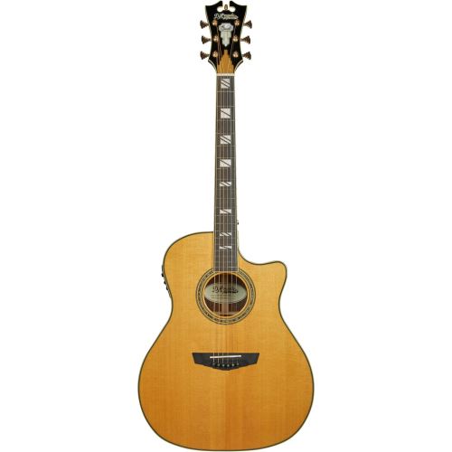 D'Angelico Excel Gramercy Naturel guitare électro-acoustique avec étui