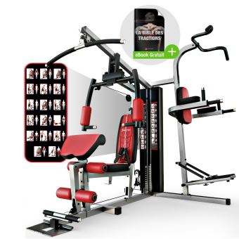 Sportstech Station De Musculation Multifonction Premium 45en1 Hgx200 Appareil Musculation Variantes D Entrainement Home Gym Multifonction Station De Fitness Construction Robuste Musculation Achat Prix Fnac