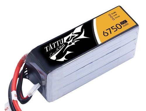 Tattu 6750mah 14.8v 25c 4s1p Lipo Battery