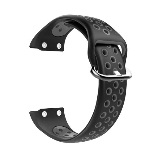 Bracelet en silicone Smartwatch pour Garmin Forerunner35 F35 - Noir&Gris