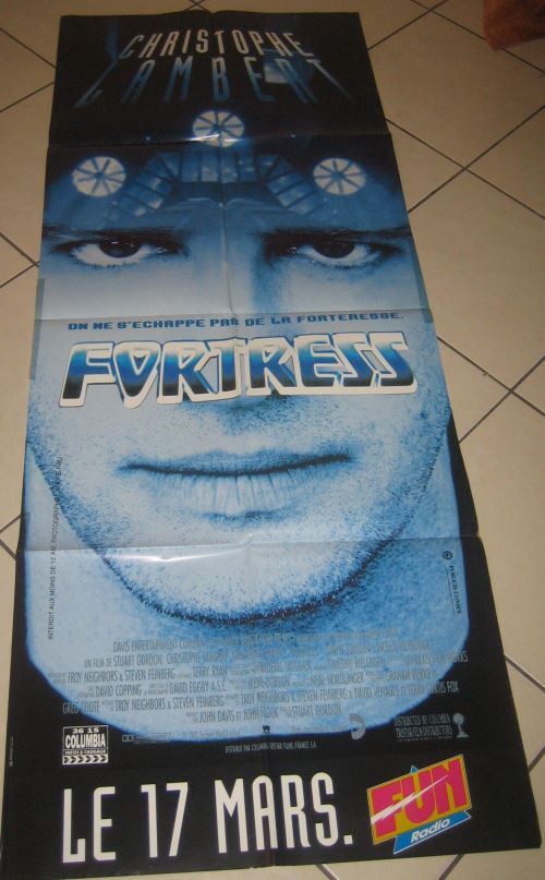 Fortress Christophe Lambert AFFICHE CINEMA ORIGINALE