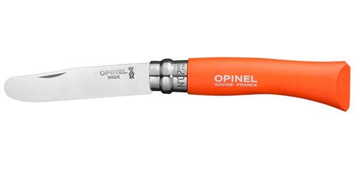 Coutellerie, couteaux pliants - opinel - op002363 - mon premier opinel n°07 inox mandarine (6pcs)