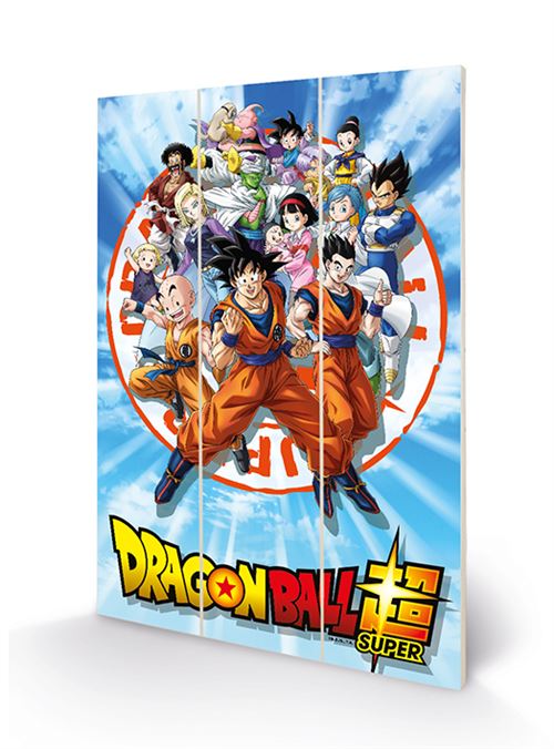 DRAGON BALL Z - Goku & the Z Fighters - Impression sur bois 20x29.5