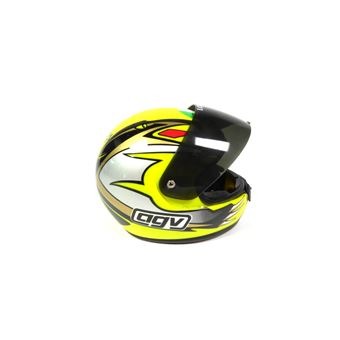 Casque De Moto De Max Biaggi Wc 250 1995 Miniature à Léchelle 1