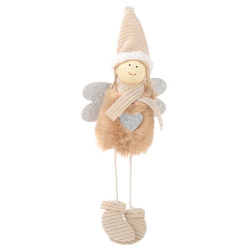 OHP Décoration peluche enfants cadeau ange poupée de noël pendentif arbre ornement porte-clés E