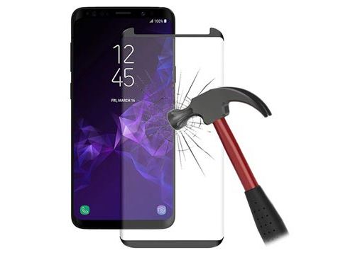 Griffin Survivor Glass Curved - Schermbeschermer voor mobiele telefoon - voor Samsung Galaxy S9