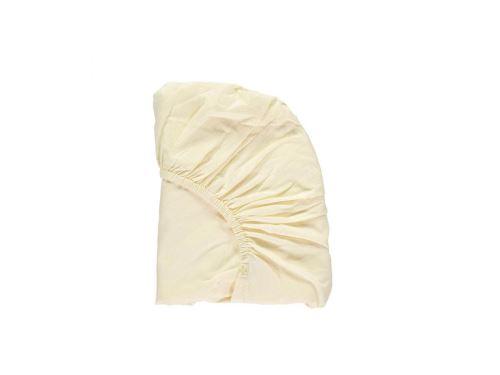 Camomile London - drap housse Double Petits Carreaux ivoire/gris 90x200 cm