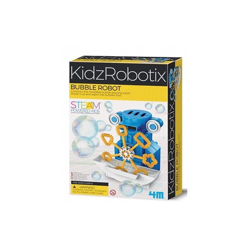4M Bleu Robot A Bulles