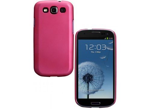 Case-Mate Barely There - Beschermhoes voor mobiele telefoon - plastic - roze - voor Samsung Galaxy S III