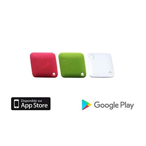 CABLING® Traceur Bluetooth 4.0 Locator Tracker Anti-perte Clé Traceur pour iOS Android