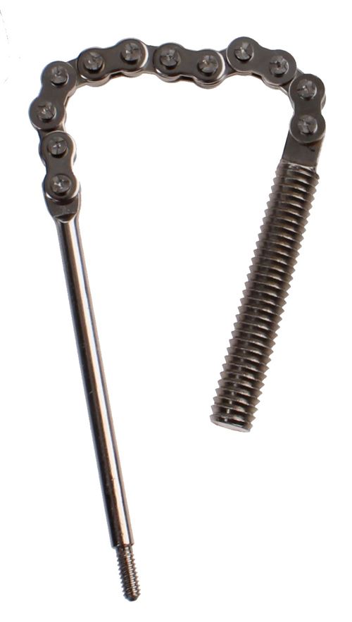 TOM dT43 Axe de commande de torpille 3S 124 mm argenté