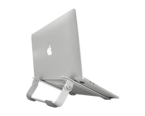 RioRand Support pour ordinateur portable et portable ventilé réglable à 3 niveaux pour MacBook et ordinateur portable Noir 