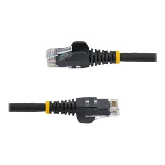 StarTech.com Câble Ethernet CAT6 3m - LSZH (Low Smoke Zero Halogen) - Cordon RJ45 UTP Anti-accrochage 10 GbE LAN - Câble Réseau Internet 650MHz 100W PoE - Noir - Snagless - 24AWG (N6LPATCH3MBK) - Cordon de raccordement - RJ-45 (M) pour RJ-45 (M) - 3 m - 1