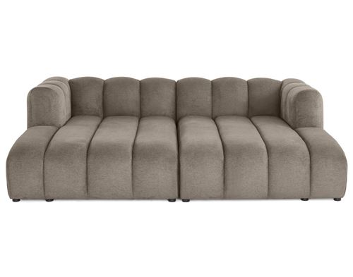 Lisa Design Canapé Modulable Debbie - Taupe - Image 2