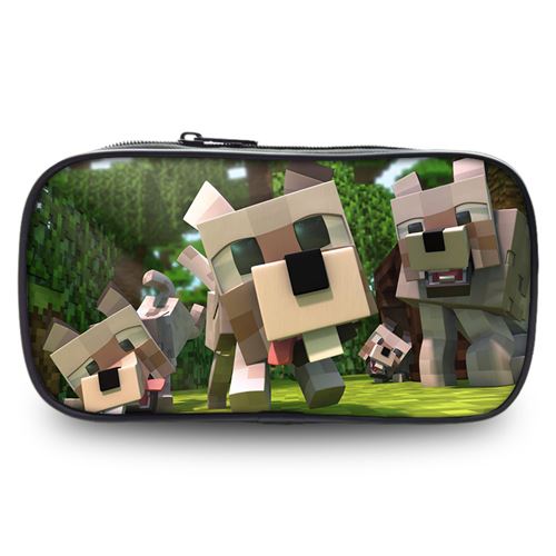 Trousse - Minecraft -Un compartiment- Multicolore (20x10x5cm) #3