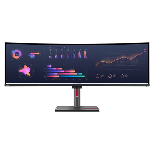 Lenovo ThinkVision P49w-30 LED display 124,5 cm (49") 5120 x 1440 pixels DQHD Noir - Image 2