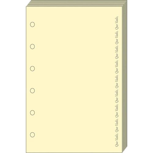 Bloc-Notes T17 Ivoire Recharge - 10X17 Cm - Non Lignées