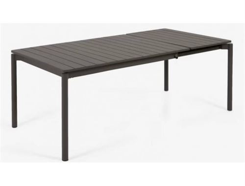 LF SALON Table extérieure Table extensible Zaltana 140-200cm noire