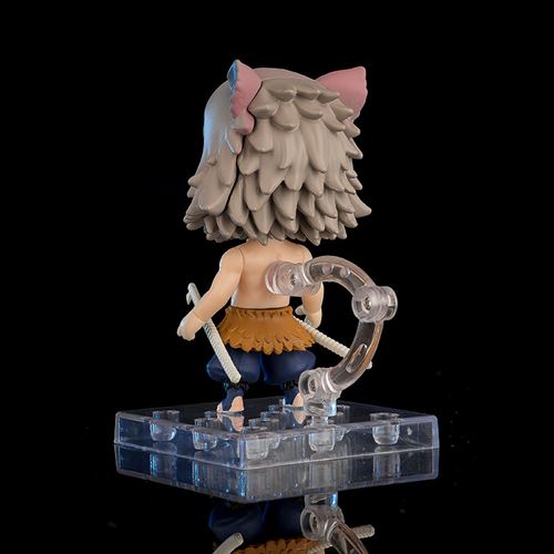 Figurine de collection GENERIQUE Figurine Demon Slayer Hashibira Inosuke 10  cm avec tapis de souris Demon Slayer