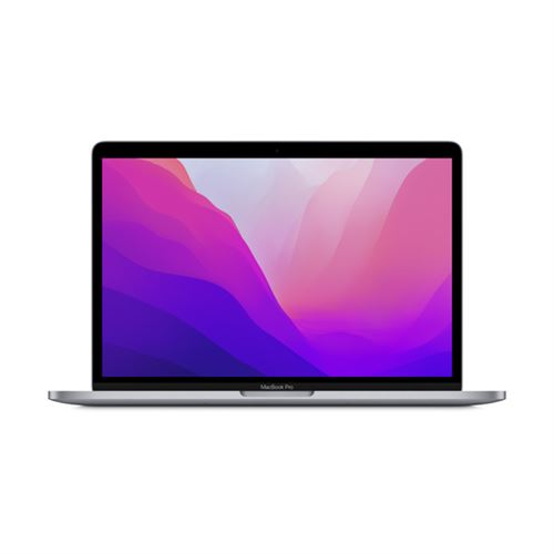 MacBook Pro Touch Bar 13 2022 Apple M2 3,5 GHz 8 Go 512 Go SSD Gris Sidéral - Reconditionné avec Batterie Neuve Incluse