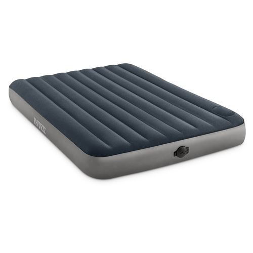 Matelas gonflable Intex Downy Fiber-Tech 2 places avec gonfleur à piles intégré