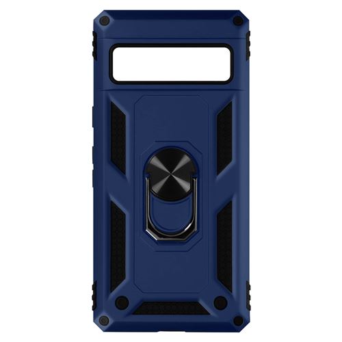 Coque pour Google Pixel 7 Ultra Rigide Bague Support Avizar bleu nuit