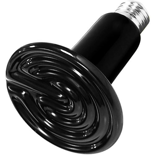 Chauffante Ceramique Wabecil Lampe de Reptile Amphibiens Céramique-10*7.5*7.5cm-Noir