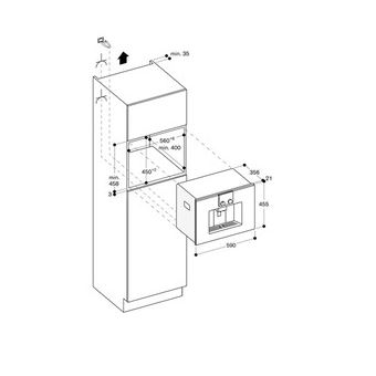 CMP250102 - Serie 200, Machine a cafe tout automatique, 60 x 45 cm, Anthracite