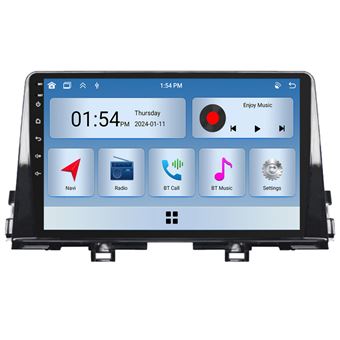 Autoradio RoverOne® Bluetooth CarPlay 2 Din 6Go RAM 128Go ROM pour Kia Morning 3 picanto 2017-2020 - 1
