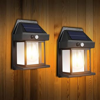 Lampes solaires extérieures avec détecteur de mouvement - 1
