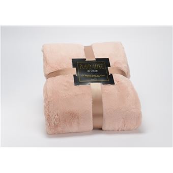 Plaid luxe rose 170x240 cm - Amadeus - Rose - Polyester - 1