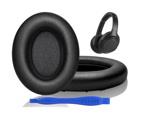 GENERIQUE - Coussinets d'oreille de remplacement - Pour casque Sony WH-1000XM3 - Noire - Image 2