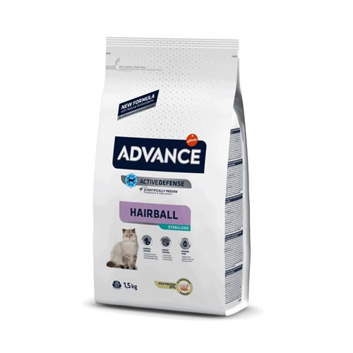 Croquette chat advance sterilise hairball 1,5kg ADVANCE 921864