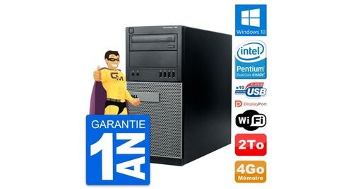 Pc tour dell optiplex 790 mt intel g630 ram 4go disque dur 2to windows 10 wifi