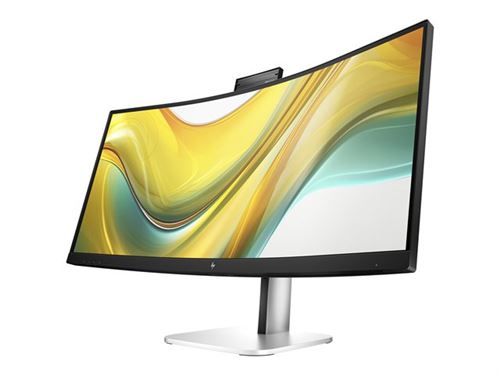 Hp 534Pm - Series 5 Pro - Écran Led - Incurvé - 34" - 3440 X 1440 Wqhd @ 100 Hz - Va - 400 Cd/M² - 4000:1 - 5 Ms - Hdmi, Displayport, Usb-C - Noir De Jais, Argent Naturel (Support) - Smart Buy