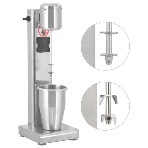 Appareil &agrave; milkshake Acier inoxydable 1 L vidaXL - N/A