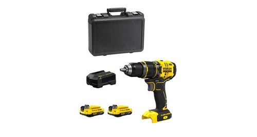 Non Communiqué Perceuse À Percussion Stanley Fatmax Sfmcd721d2k (2 X 2,0 Ah Chargeur Coffret)