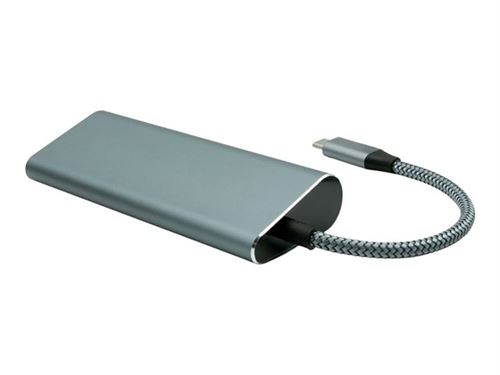 ProXtend 7in1 MultiHub - Station d'accueil - USB-C 3.2 Gen 1 - HDMI - GigE