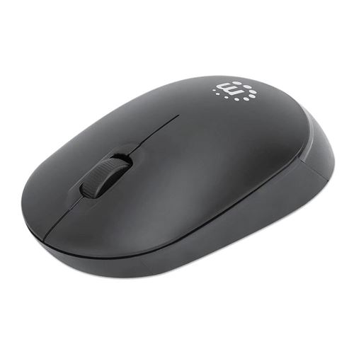 Souris optique sans fil Manhattan Performance III - 3 boutons - 1000 Dpi - Ambidextre - Noire