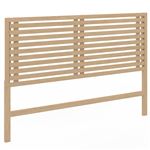IDMARKET Tête de lit suspendue en lattes AVA 240 cm bois clair et