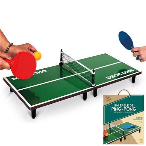 table de ping pong miniature dimensions 60x30cm